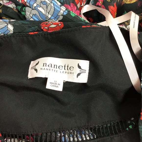 Nanette Lepore V-neck 3/4 Length Sleeve Midi Dress - Picture 7 of 12